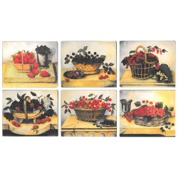 Lady Clare Summer Fruits Coasters
