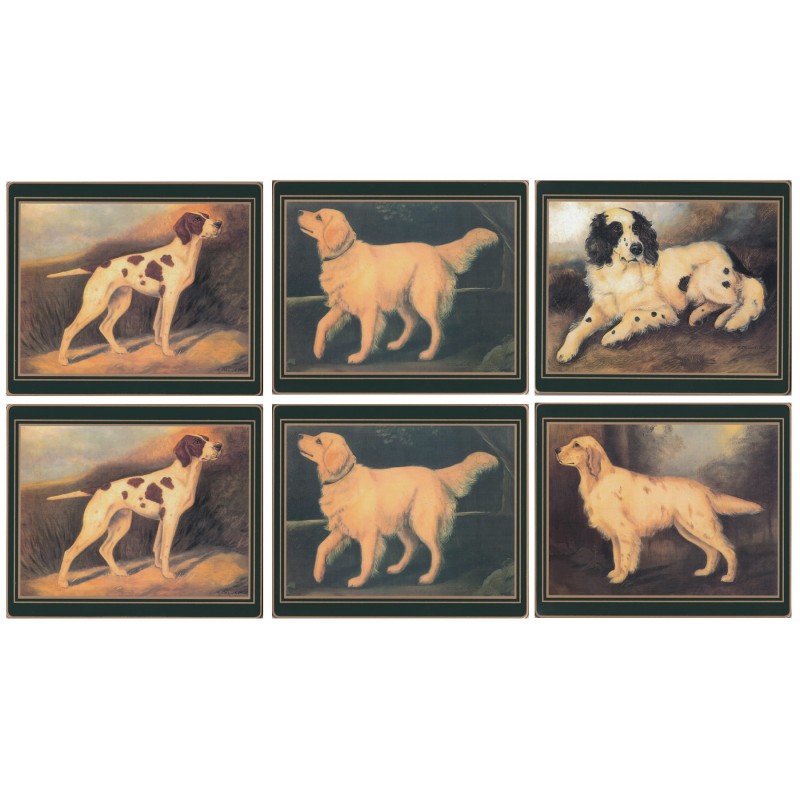 Lady Clare Sporting Dogs Coasters