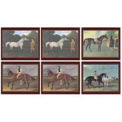 Lady Clare Racehorses Coasters