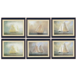 Lady Clare Racing Yachts Coasters