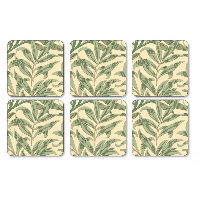 Pimpernel Willow Boughs Green Coaster