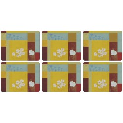 Plymouth Pottery Daisy Squares Tablemats