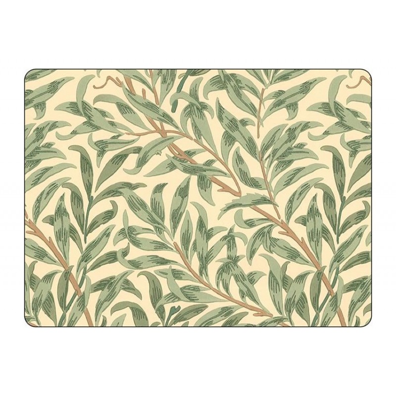 Pimpernel Willow Boughs Green Placemats