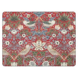 Pimpernel Strawberry Thief Red Large Placemats