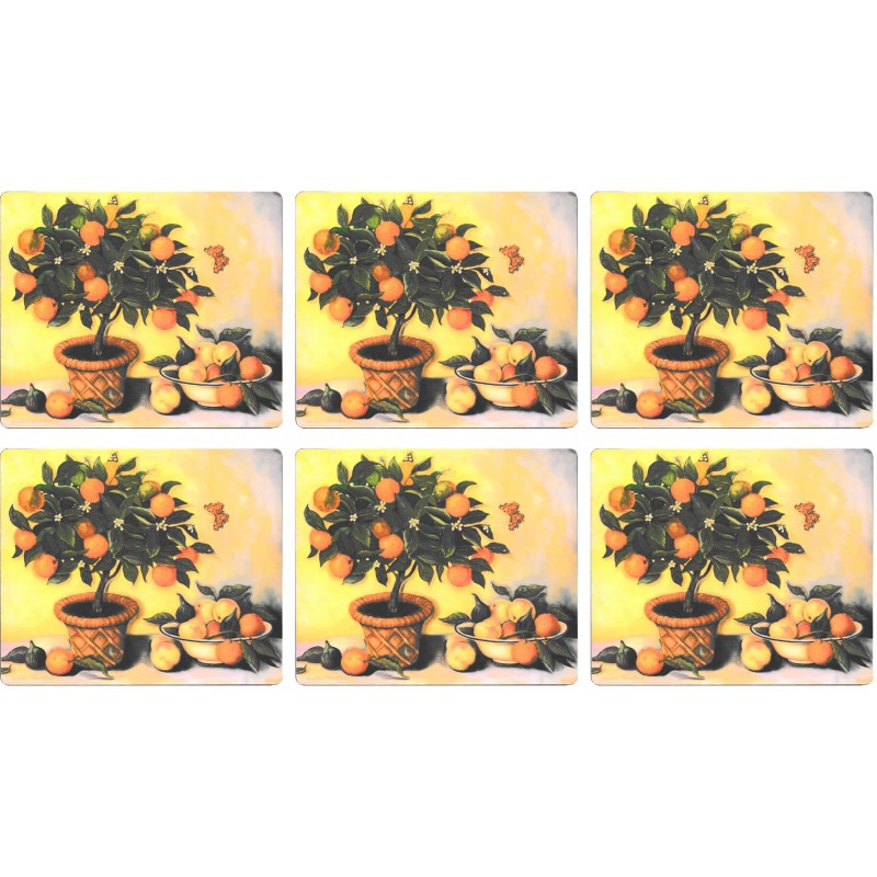 Lady Clare Orange Tree Coaster set of 6