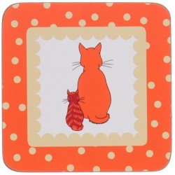 Ulster Weavers Cats in Waiting Coasters