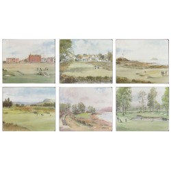 Lady Clare Golf Courses Melamine Placemats