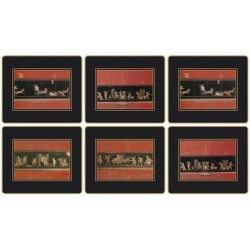 Lady Clare Pompeii Coasters all six