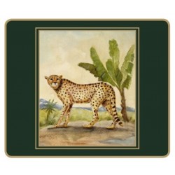 Lady Clare Table mats African Animals Leopard