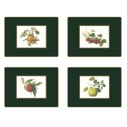Continental Lady Clare Placemats Hooker Fruits large UK made set of 4