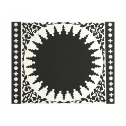 DOrient Mosaic Black and white Silicone Placemats